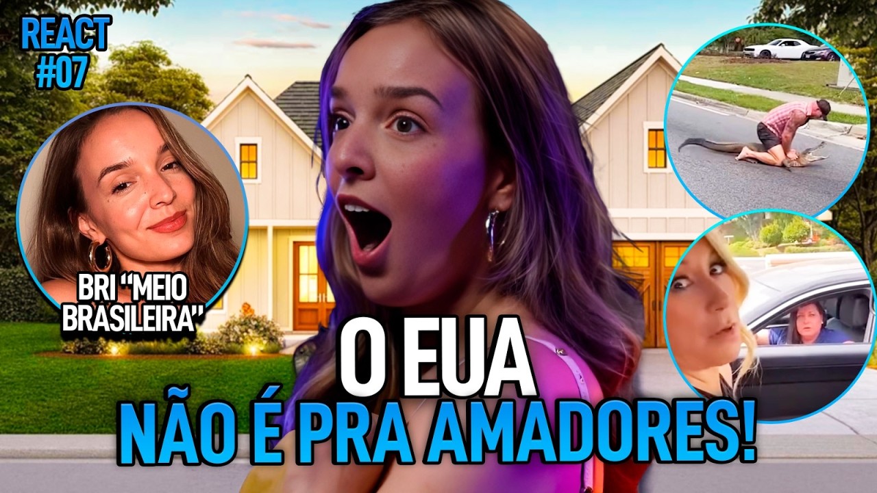 REACT #07 | AMERICANA REAGE A V&Iacute;DEOS BIZARROS DA CULTURA DOS ESTADOS UNIDOS | #ACHISMOS