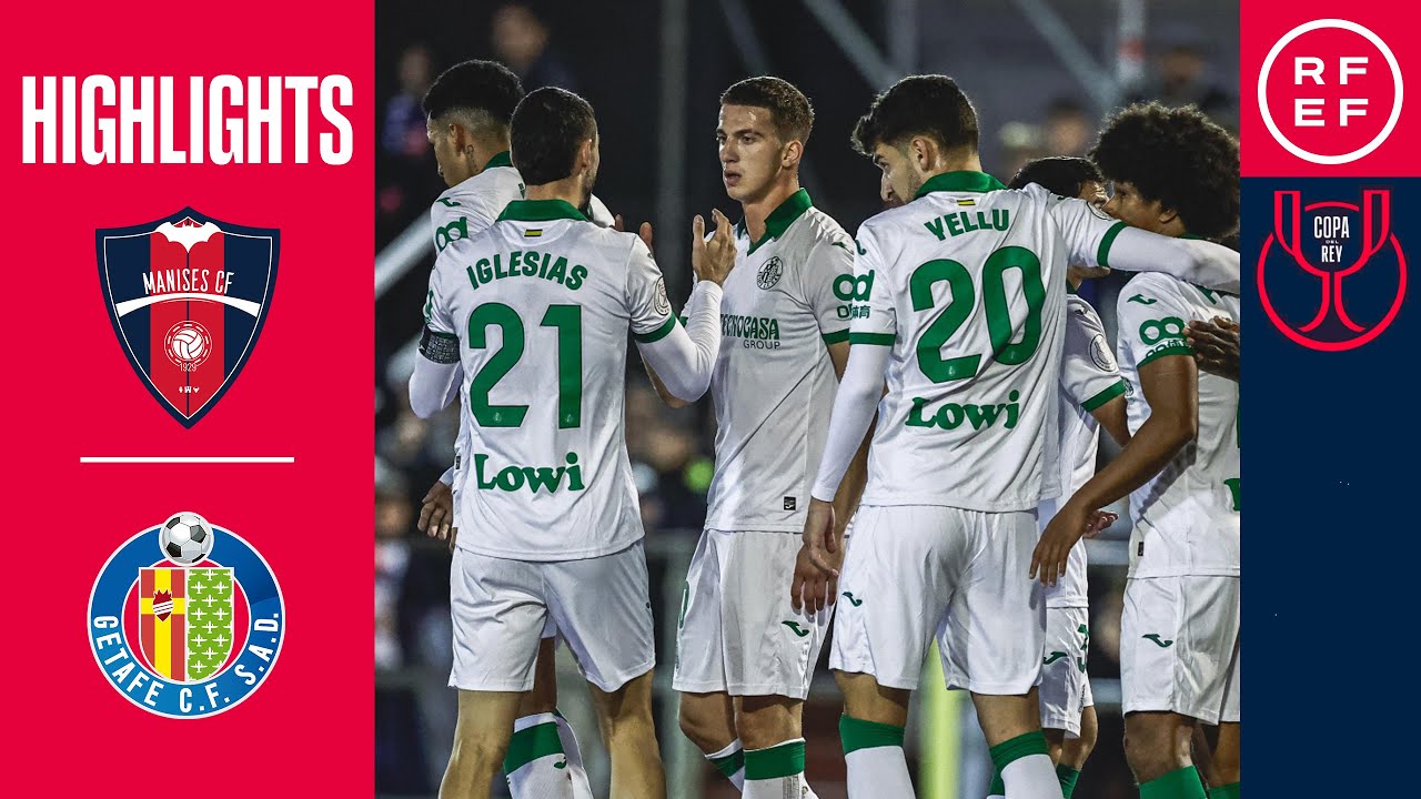 Resumen | Copa del Rey | Manises CF 0-3 Getafe CF | Primera eliminatoria