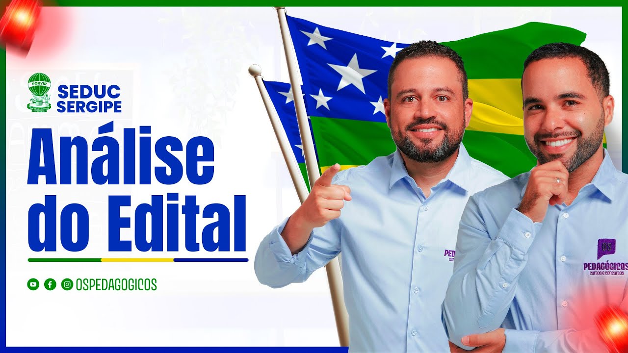 An&aacute;lise de Edital SEDUC Sergipe