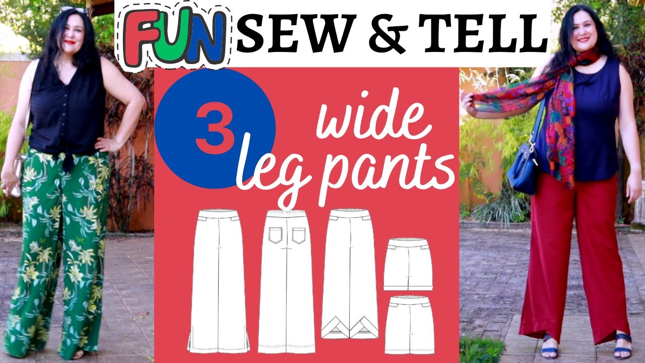 Fun handmade FASHION SHOW. 3 Summer caye pants (Love Notions). Style & fit chat.