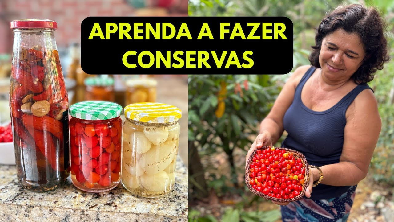 APRENDA COMO FAZER CONSERVAS QUE DURAM MAIS DE 5 ANOS FORA DA GELADEIRA (PASSO A PASSO)