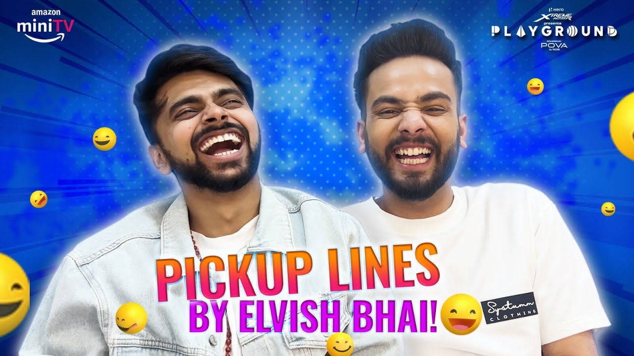 Pickup Lines By @ElvishYadavVlogs In Haryanvi | Ft. @lovekataria3889 | Playground 3