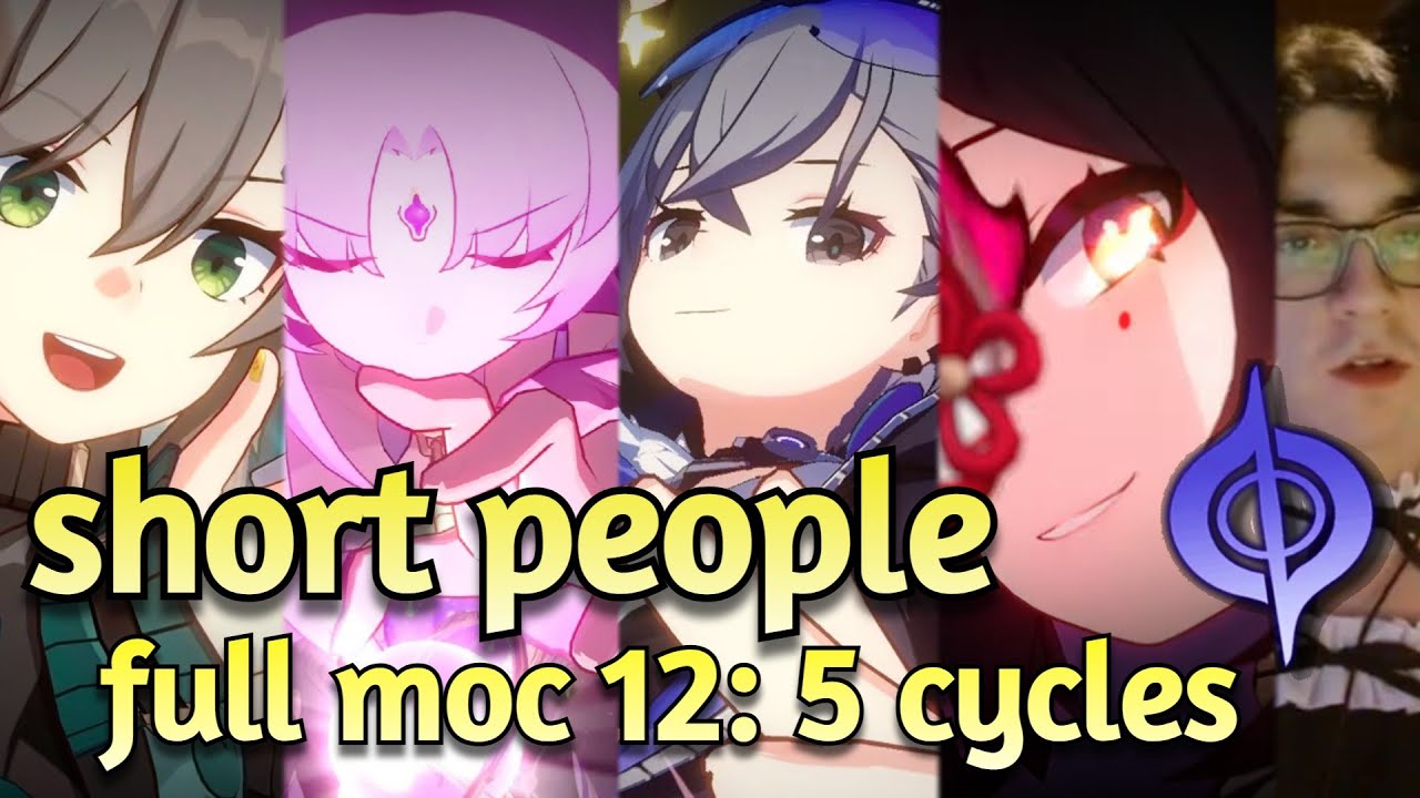 4 short people clear moc 12 in 5 cycles | f2p qingque sparkle mono quantum | honkai: star rail