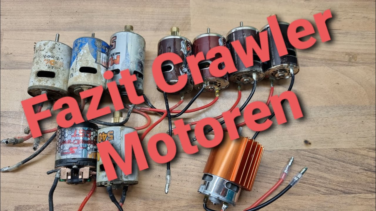 Fazit Test Erfahrung Crawler Motoren DF 4J XXL 45 55 65 T 540er 550er Wartung Lager Motor