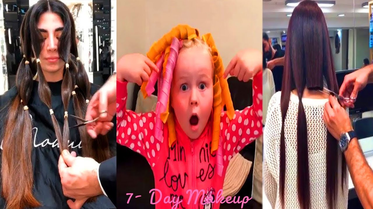 Top 10 Hair Transformations by Mounir Salon _ New Viral Hairstyles Compilation