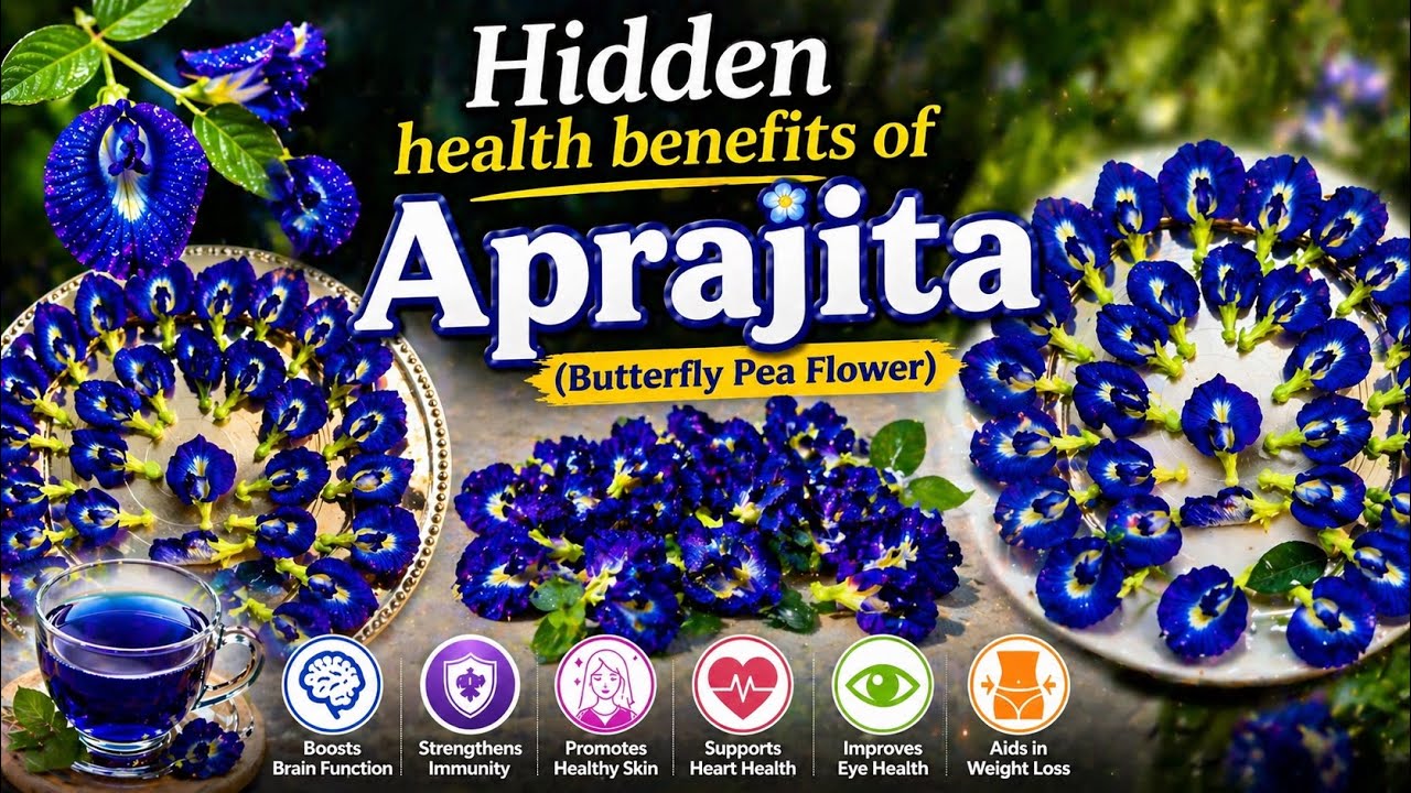 What is butterfly pea flowers || Hidden Health Benefits  of Butterfly Pea #mustwatch #tea #bluetea