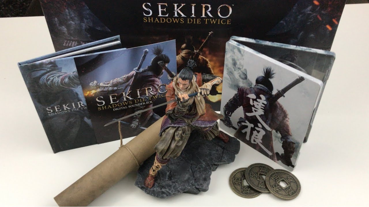 Sekiro Shadows Die Twice Limited Collector's Edition Unboxing (PS4) - NA Gamestop Exclusive