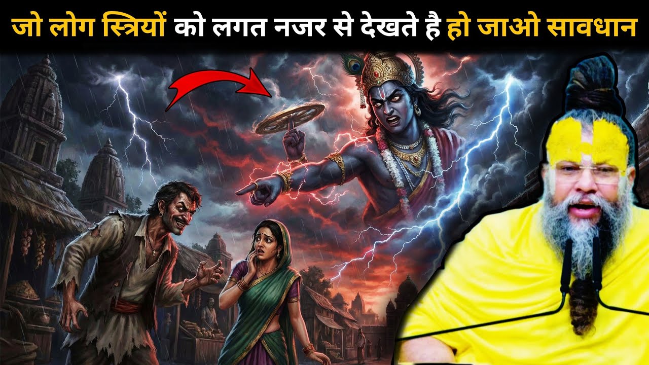 जो लोग स्त्रियों को गलत नजर से देखते है और भी बुरे काम करते है उनको मिलेगी ऐसी सजा 🤯 भजन मार्ग 