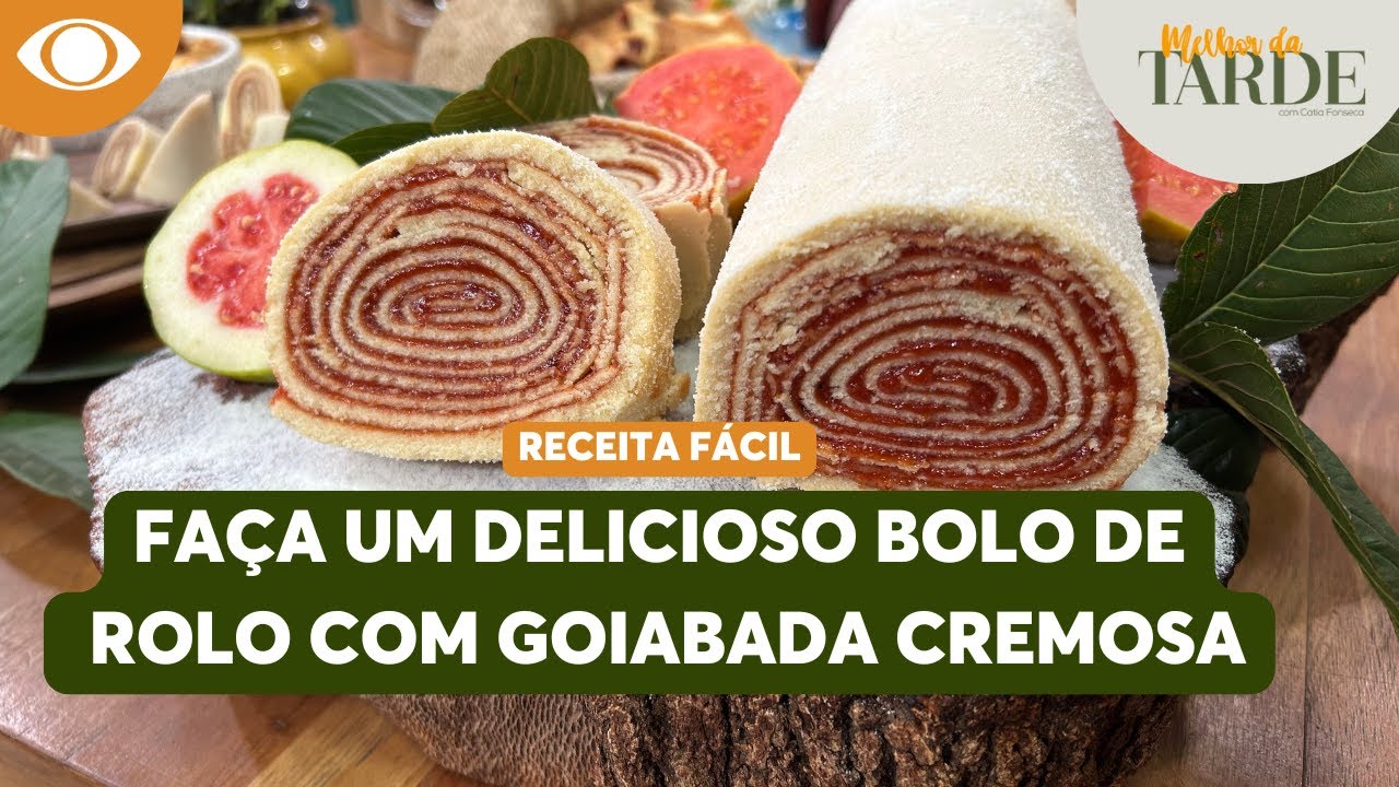 Bolo de rolo com goiabada da chef Cecilia Chaves | Band Receitas