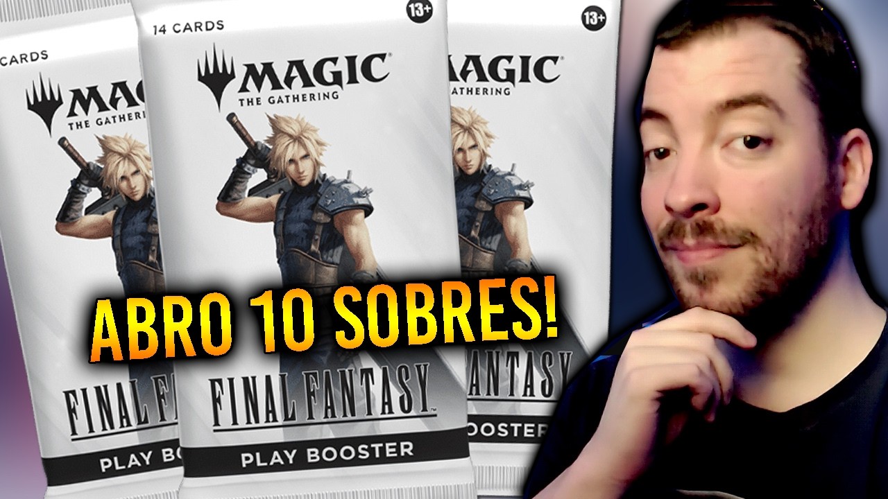Fui a un TORNEO de MAGIC sin haber jugado NUNCA: Mi EXPERIENCIA y ABRO 10 SOBRES de FINAL FANTASY