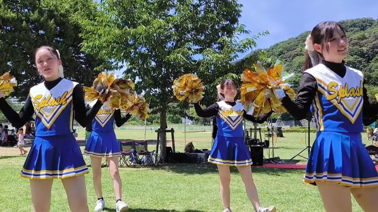 🎋【チアリーディング】松山大学應援團チアリーダー部 夏フェス！ウォーターサバイバー 2024 7/7 城山公園2🎋