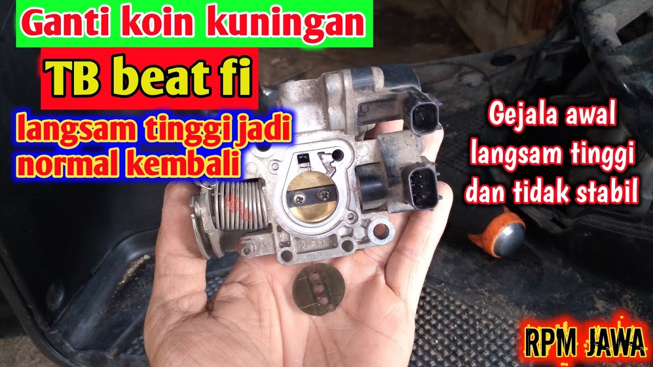 Cara mengatasi langsam beat fi tinggi dan susah di seting || Cara ganti koin kuningan TB beat fi❗️❗️