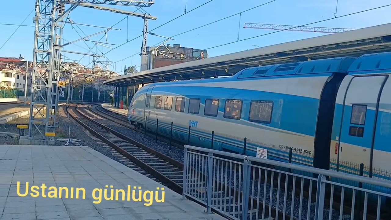 TCDD taşımacılık marmaray & yüksek hızlı tren bostancı istasyonu..