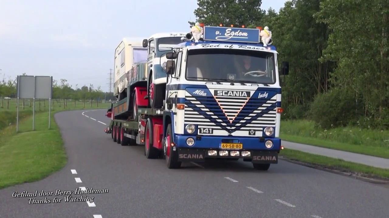 Truckstar Festival 2017 - Oldskool Scania v8 loud Pipes Sound!!! Film mix   TT Circuit Assen
