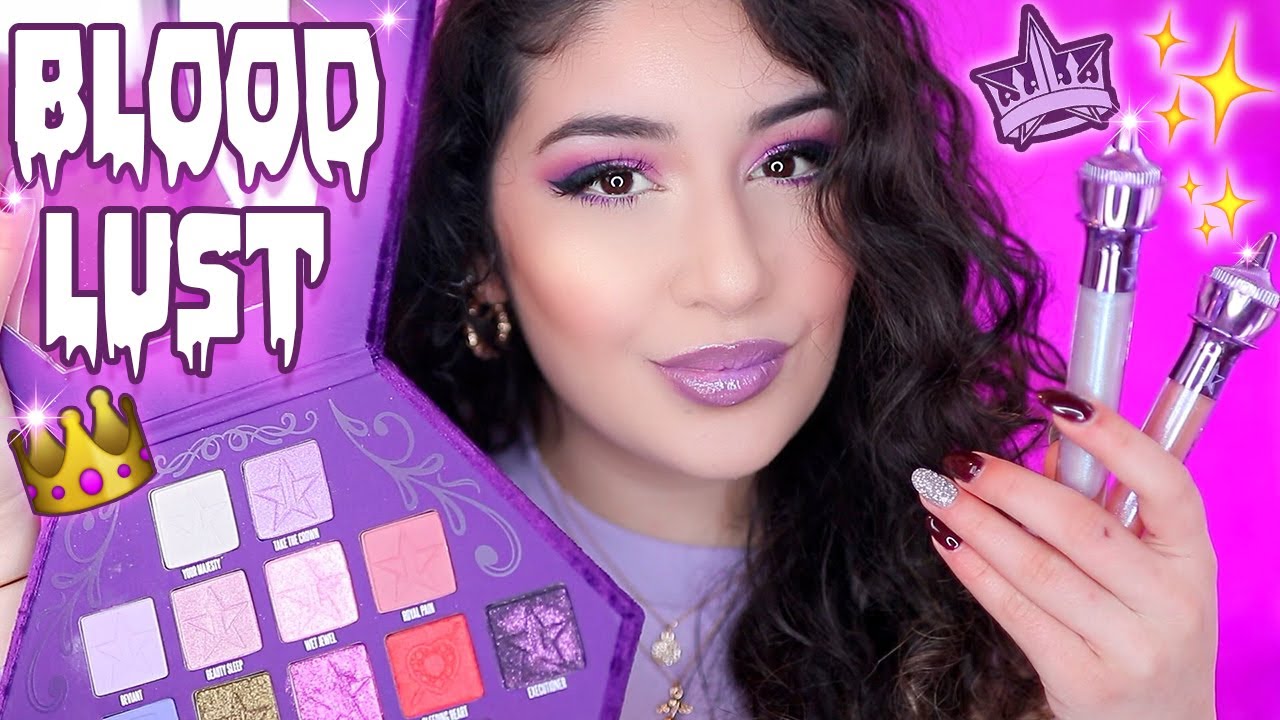 JEFFREE STAR BLOOD LUST PALETTE AND GLOSSES REVIEW, SWATCHES & DEMO