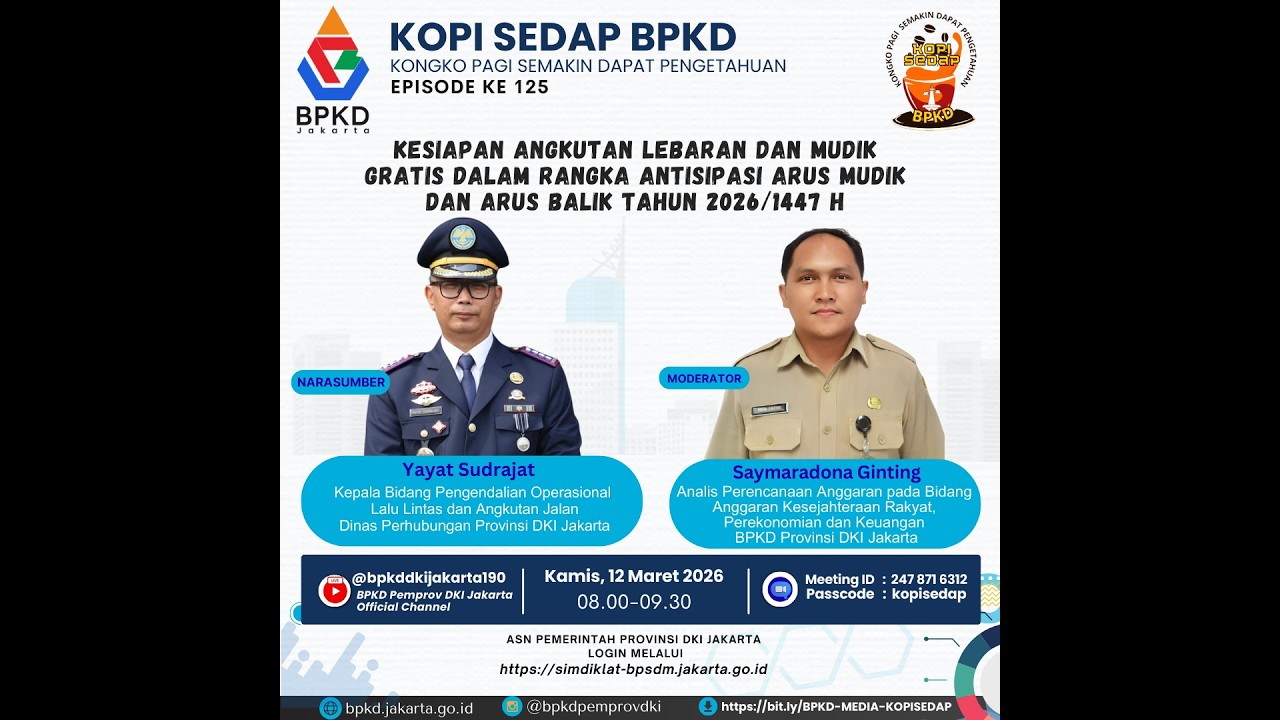 KESIAPAN ANGKUTAN LEBARAN DAN MUDIK GRATIS DALAM RANGKA ANTISIPASI ARUS MUDIK DAN ARUS BALIK 2026