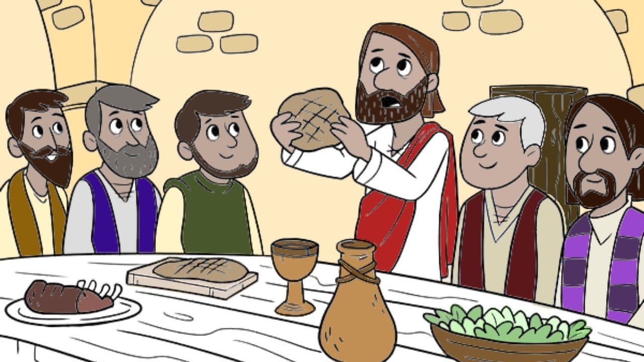 Quinta-feira Santa| Desenho Bíblico Católico | Semana Santa 2023