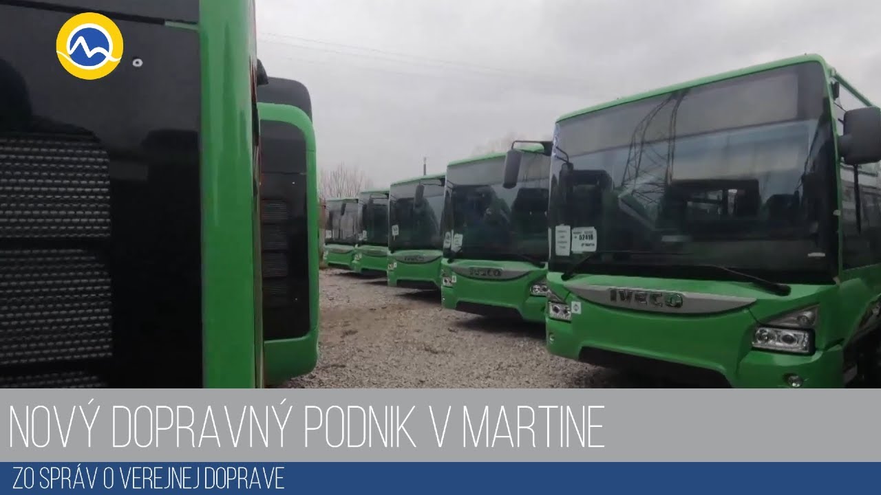 Nový dopravný podnik v Martine 29.11.2021