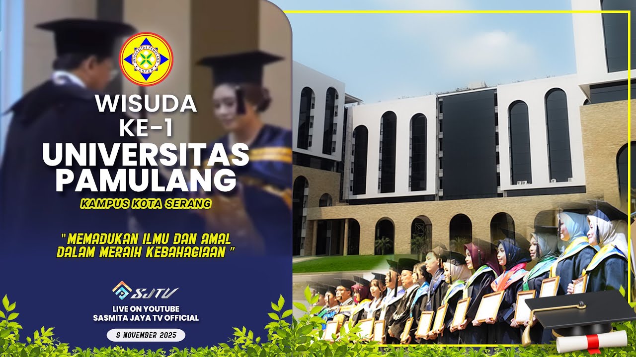Wisuda Ke-1 Universitas Pamulang (Kampus Kota Serang)