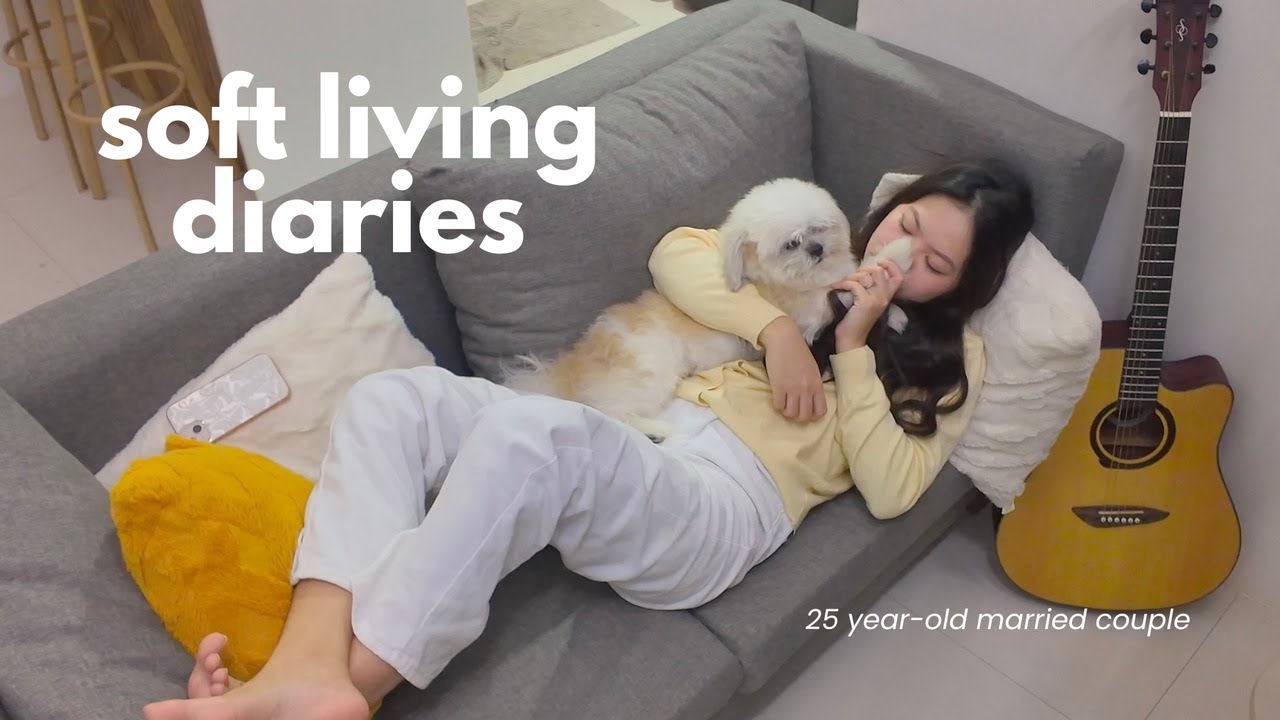 Married life at 25 | catching & cooking frogs, household chores, slow days at home 🏡🌥️