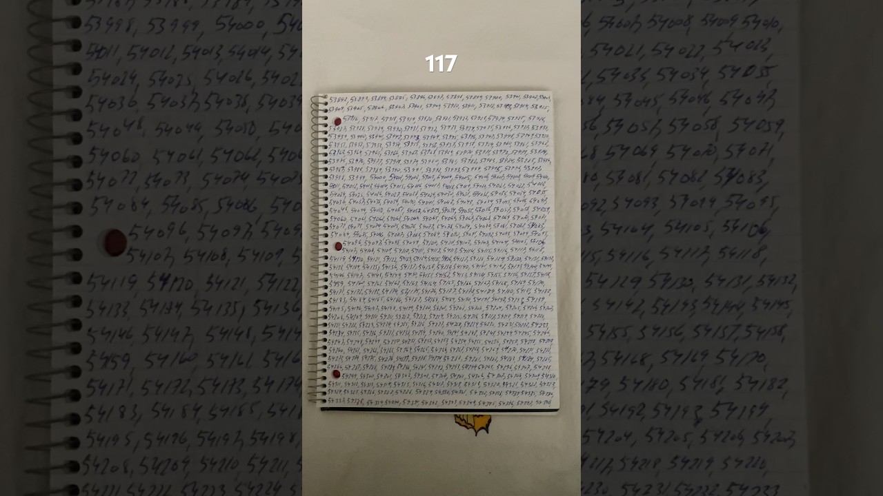 Page 117 of Counting & Writing Challenge 