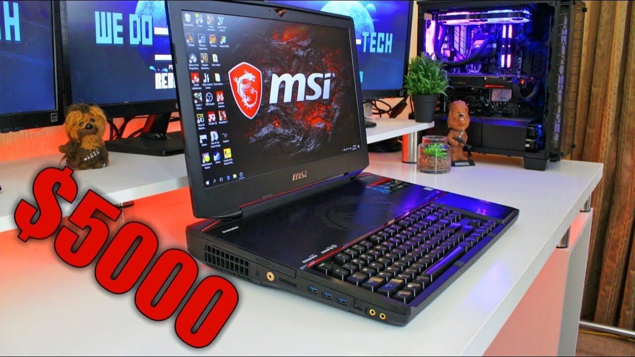 A TRUE $5000 Mobile Gaming Station - MSI GT83 7RF VR Titan SLI