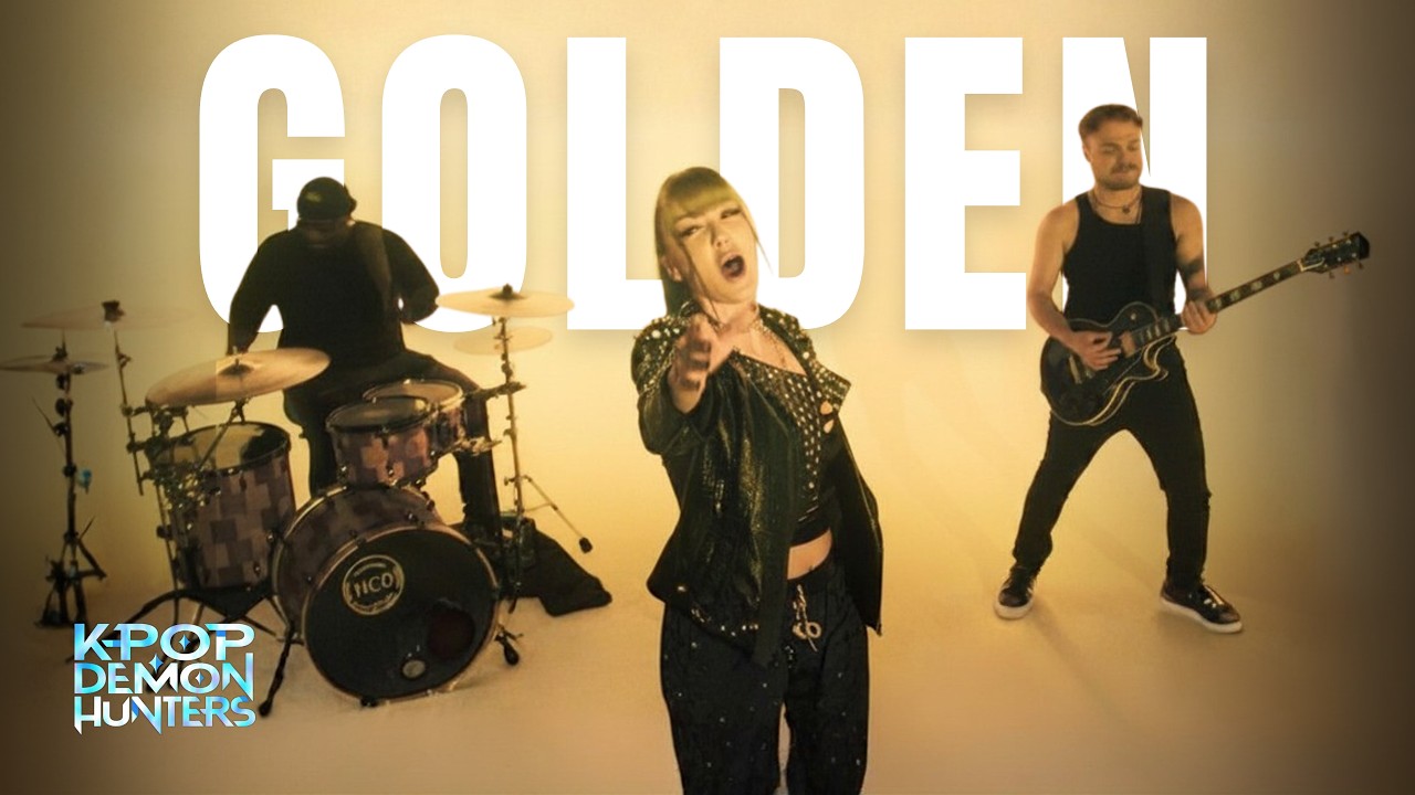 GOLDEN - HUNTR/X Official Rock Cover by Rain Paris | KPop Demon Hunters