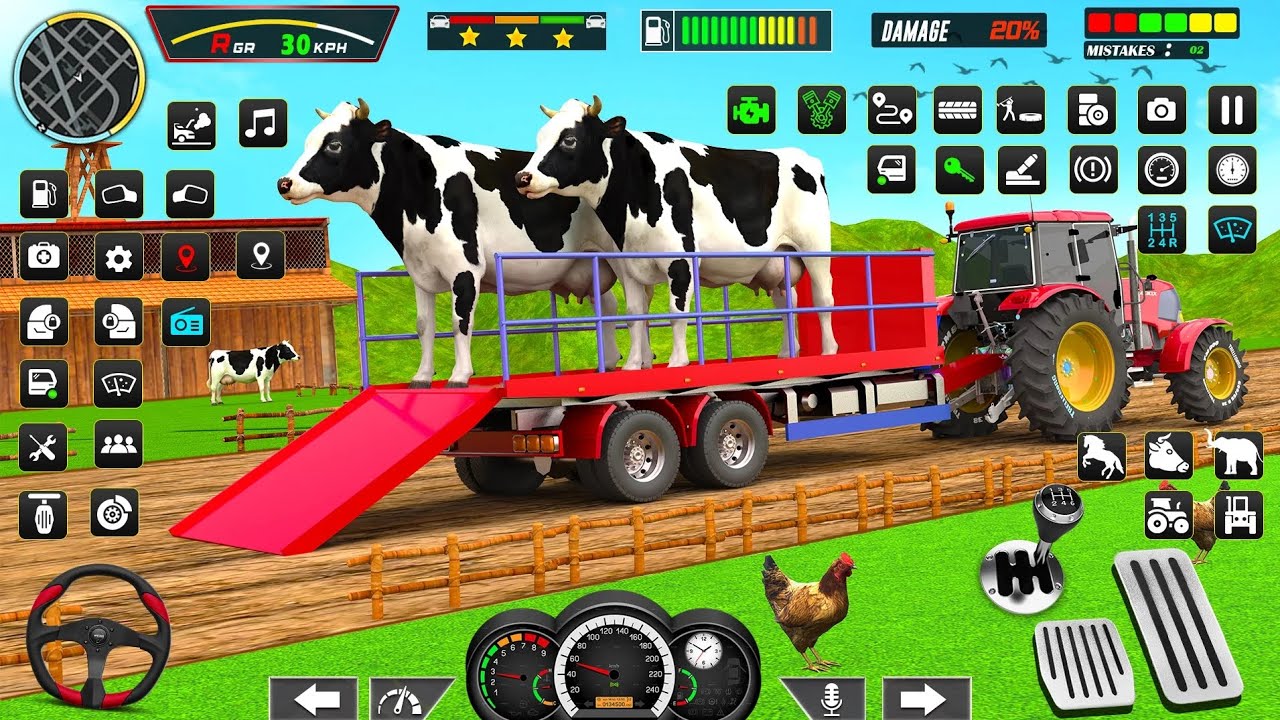 REAL WILD ANIMALS SIMULATOR GAME-3DGamingzone-MV GAMEPLAY