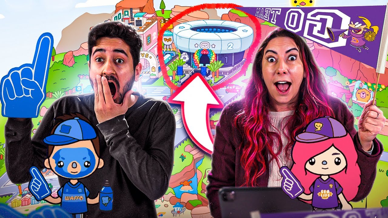 REVELANDO SEGREDO SECRETO NO NOVO ESTÁDIO do Toca Life | Gabriel e Shirley
