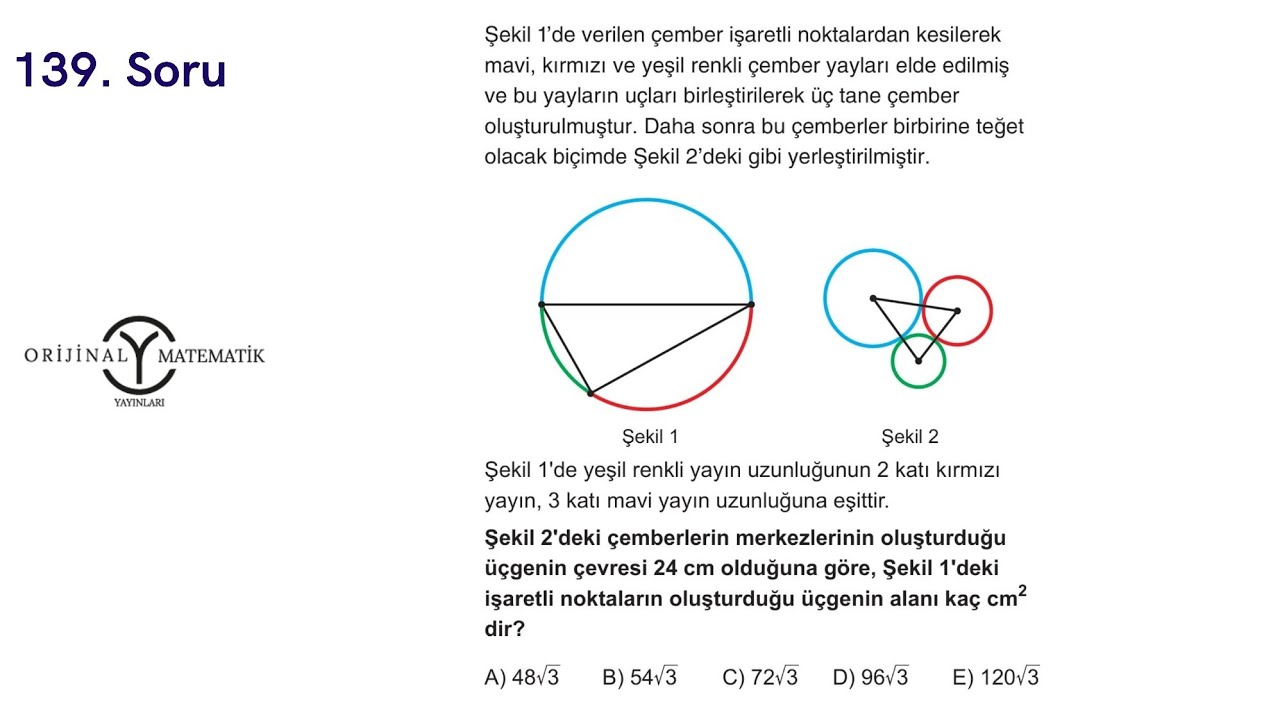 Günün Geometri Sorusu-139 (Orijinal Yayınlarından) | YKS2026 