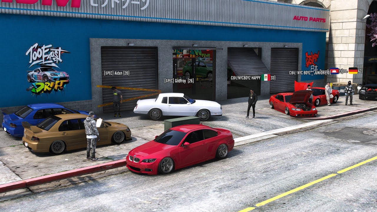 We Got Working Lifts In Our Car Shop - Roleplay/Moments, First Customer/Mechanic RP, + | GTA 5 FiveM
