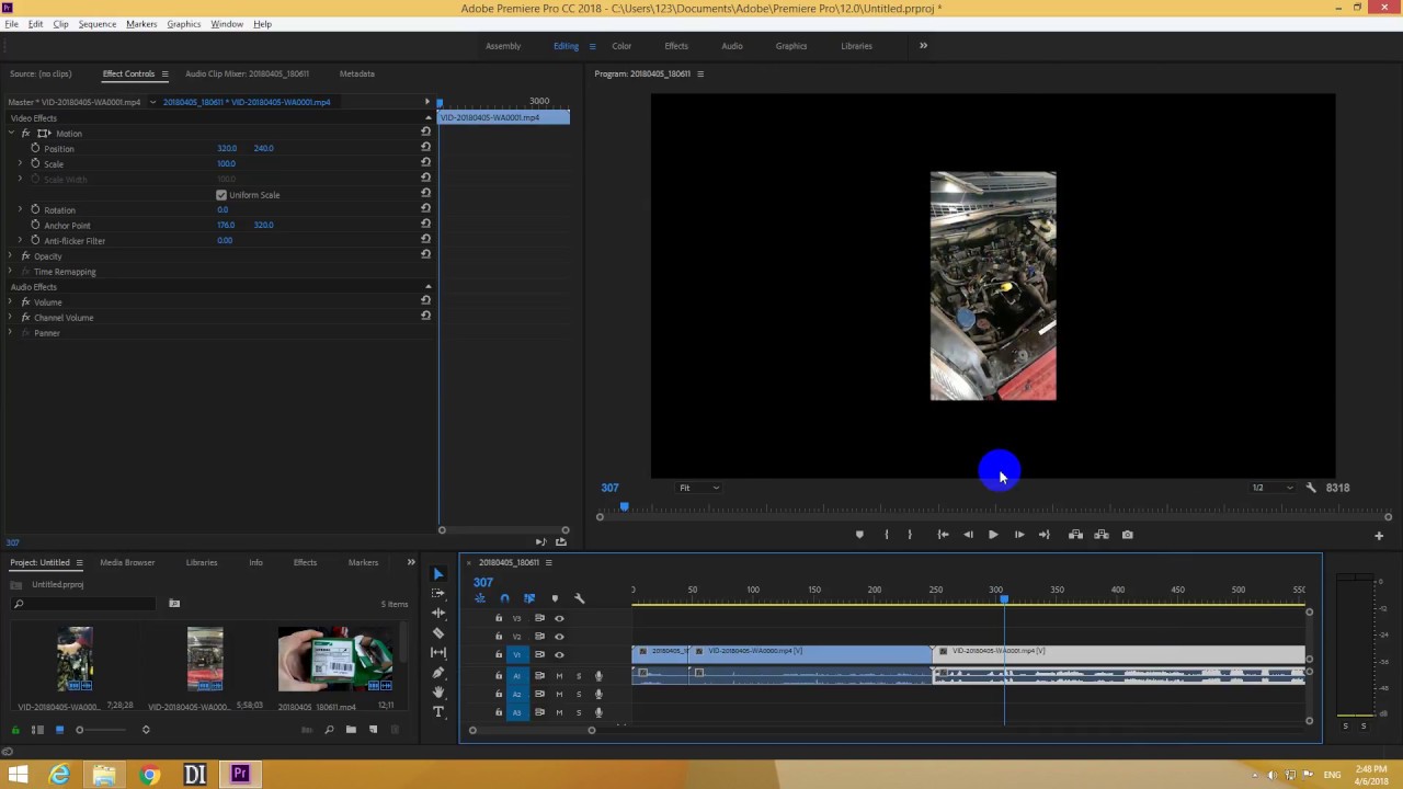 Как подогнать клипы под размер кадра в Premiere Pro (SCALE под размер кадра и SET под размер кадра)