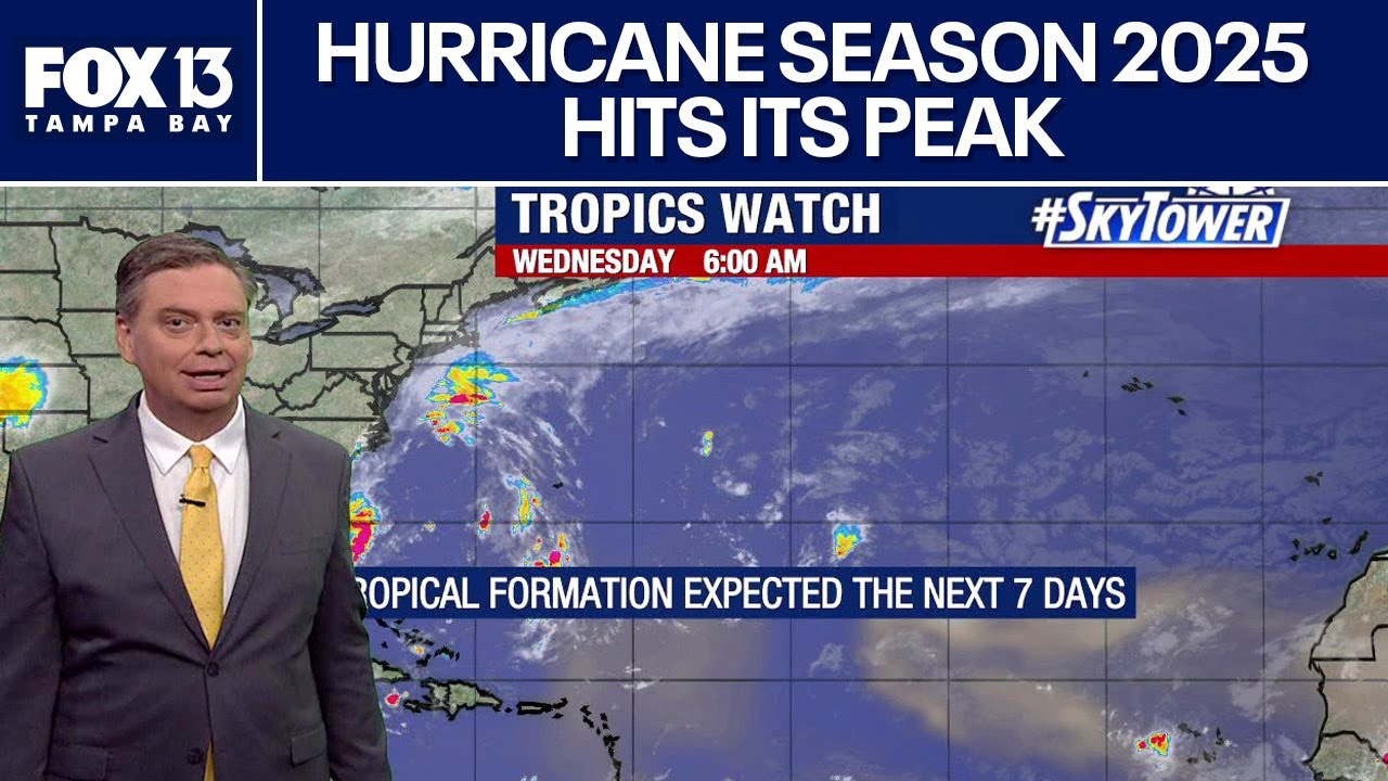 Hurricane season 2025 hits its peak