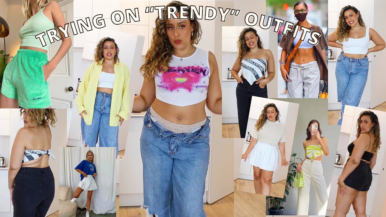 IS IT A CUTE OUTFIT OR IS SHE JUST SKINNY? | Size 14/16 tries pintrest 