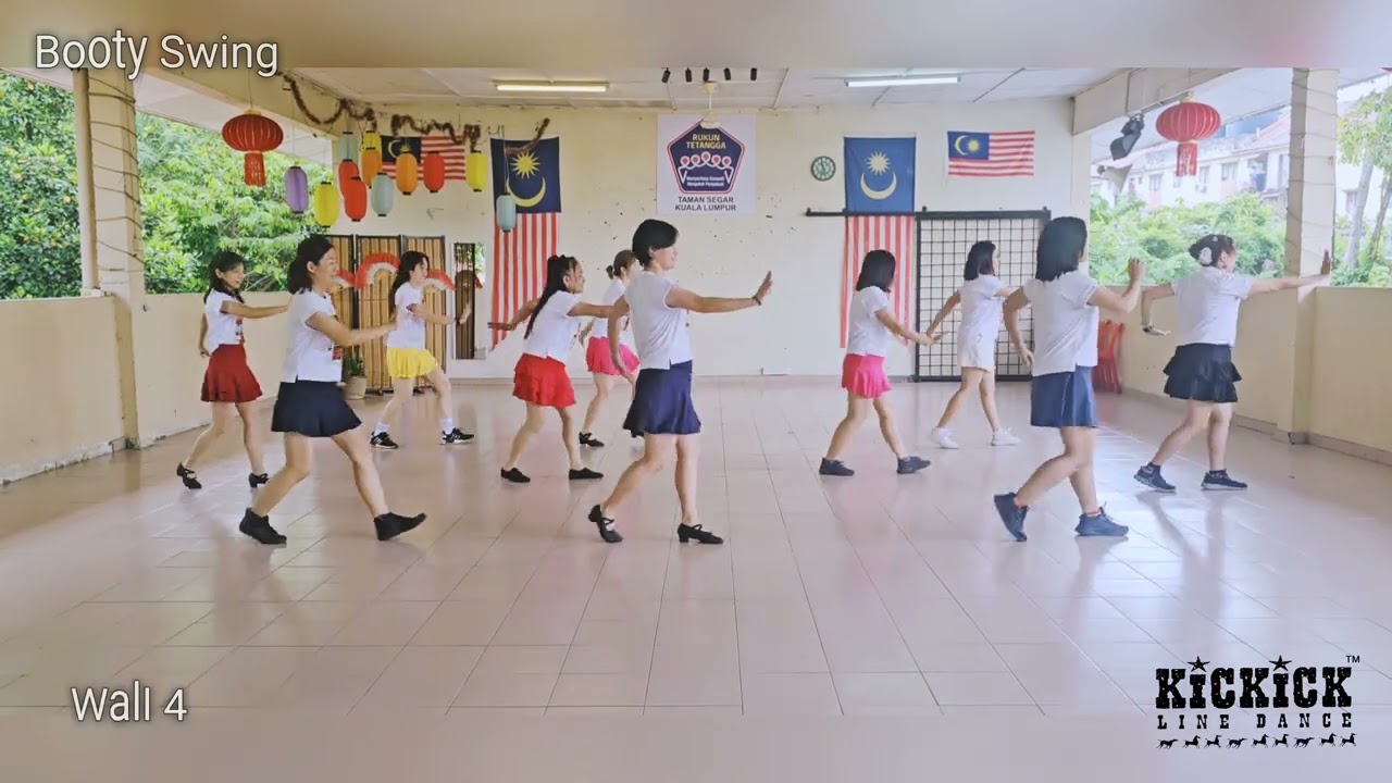 Booty Swing  - Kickick Line Dance 