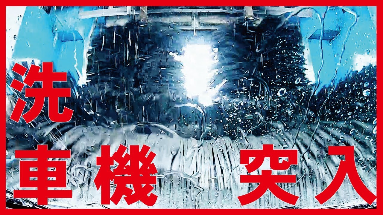 【ASMR】ドライブスルー型洗車機に入ったらこんな気分【洗車場】