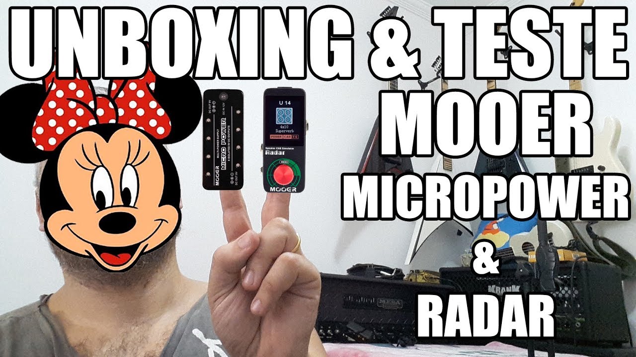 Fonte Mooer Micro Power + Mooer Radar