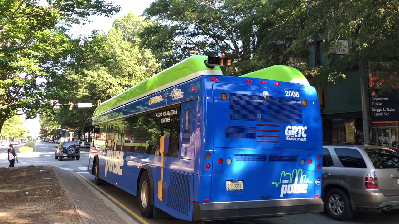 Various GRTC Buses Throughout Downtown Richmond (Richmond, VA)