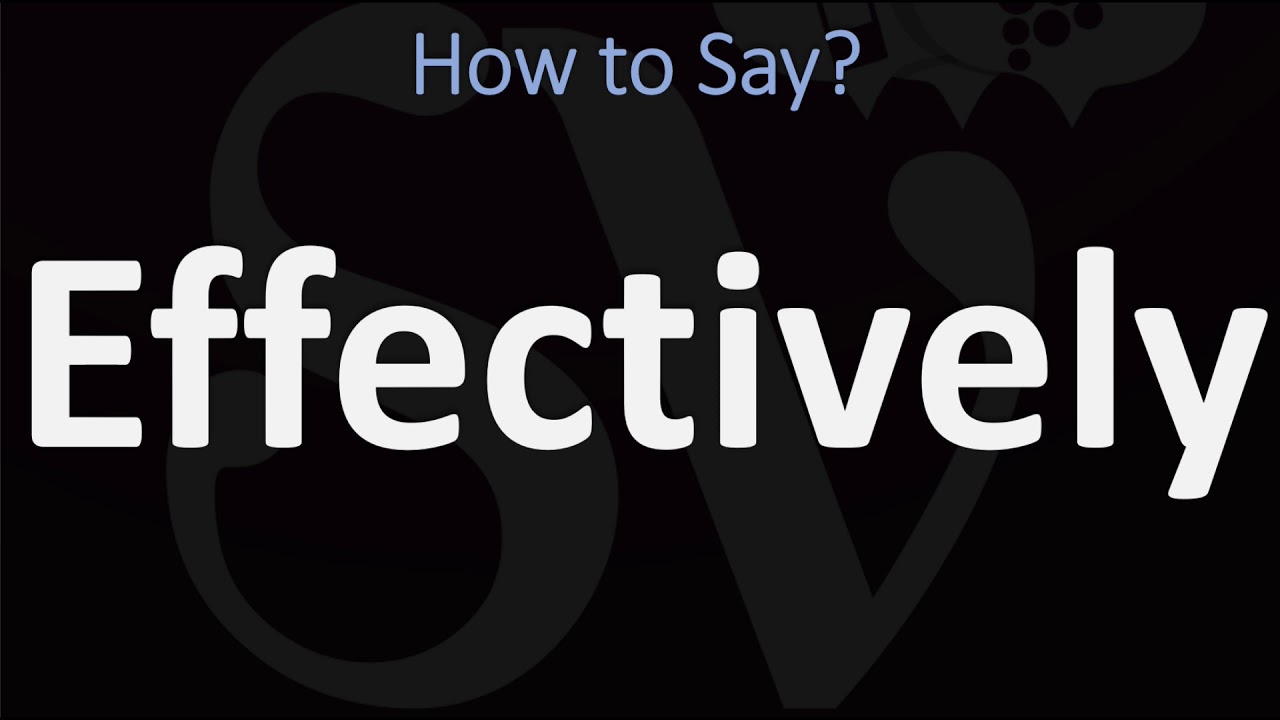 How to Pronounce Effectively? (CORRECTLY)