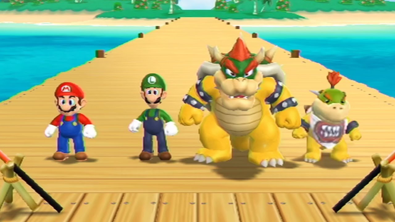 Mario Party 9 Step it Up - Mario Vs Luigi Vs Bowser Jr Vs Bowser (Master Cpu)