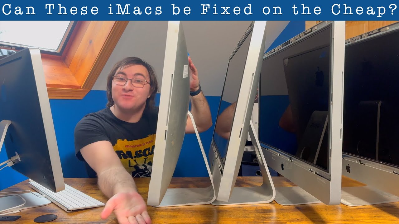 Я купил 4 iMac... Им требуется небольшой ремонт (очередной "по-идиотски" выполненный ремонт).
