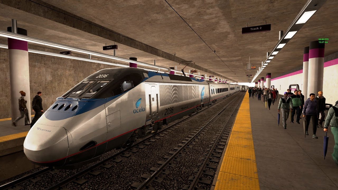 Train Sim World 3 - Acela Express - Boston Sprinter - Boston to Providence
