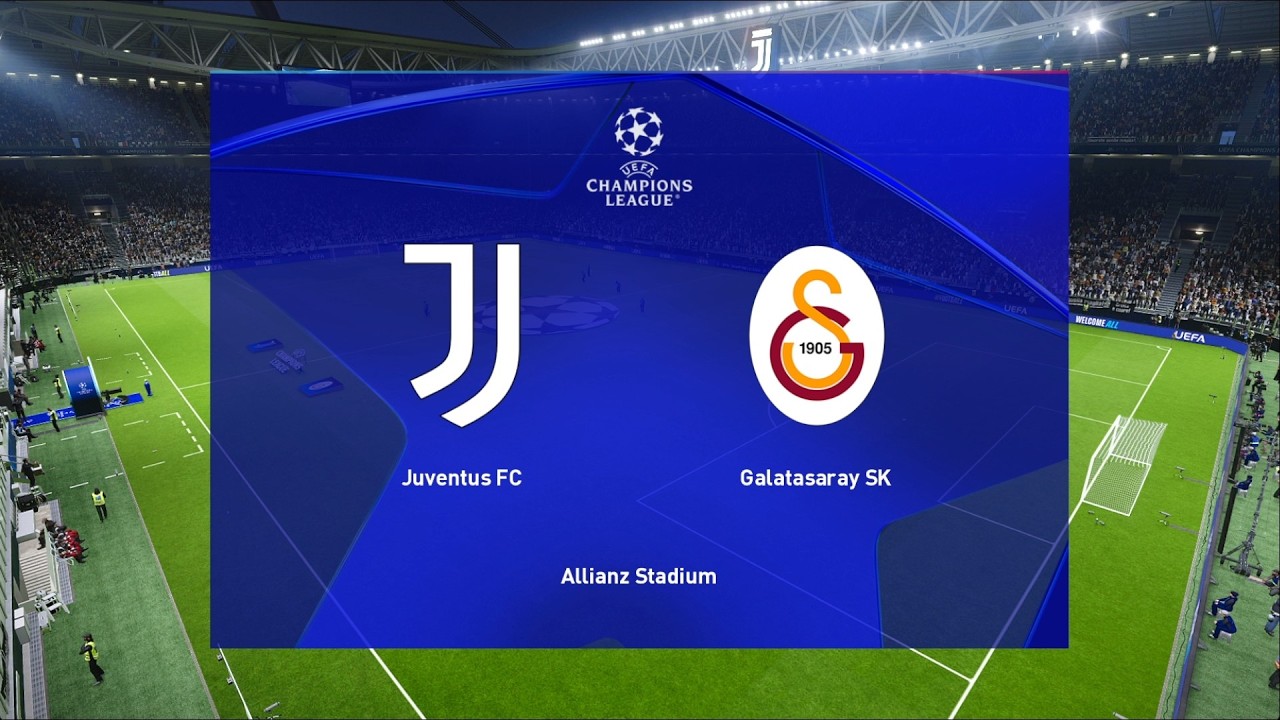 Ювентус против Галатасарая | Стадион «Альянц» | Лига чемпионов УЕФА 2025-26 | PES 2021
