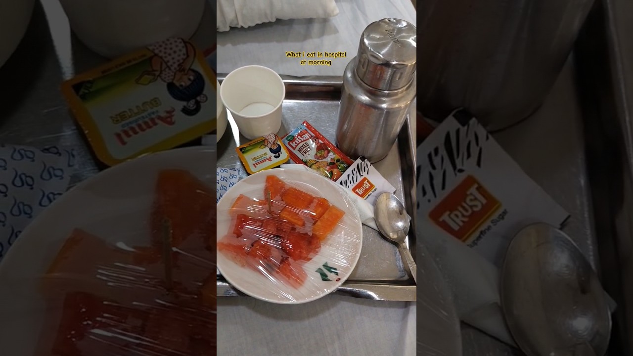 what i eat in hospital at morning.... #shorts #hospital