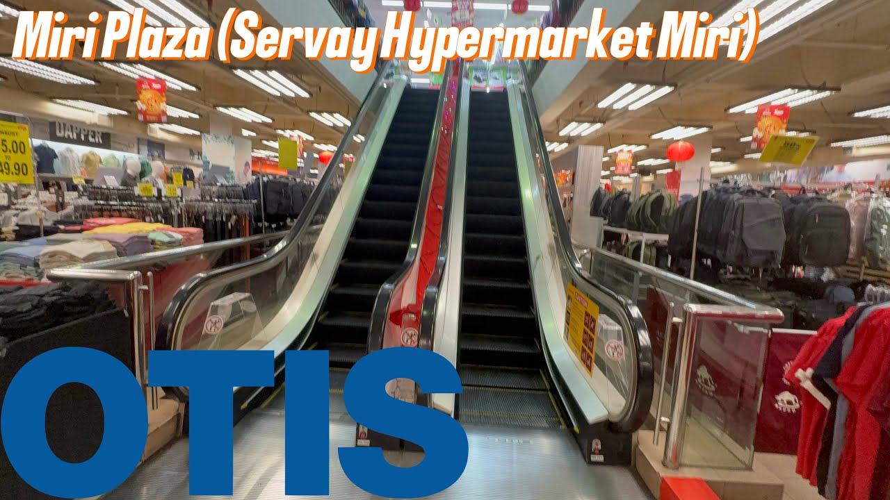 Old OTIS J Series 48J Escalators at Miri Plaza (Servay Hypermarket Miri)