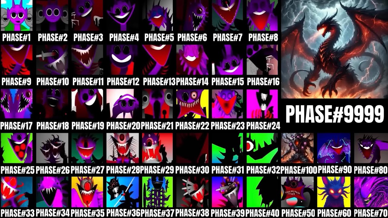 Incredibox Sprunki - Phases 1-9999 - All Characters (BONUS MODS)