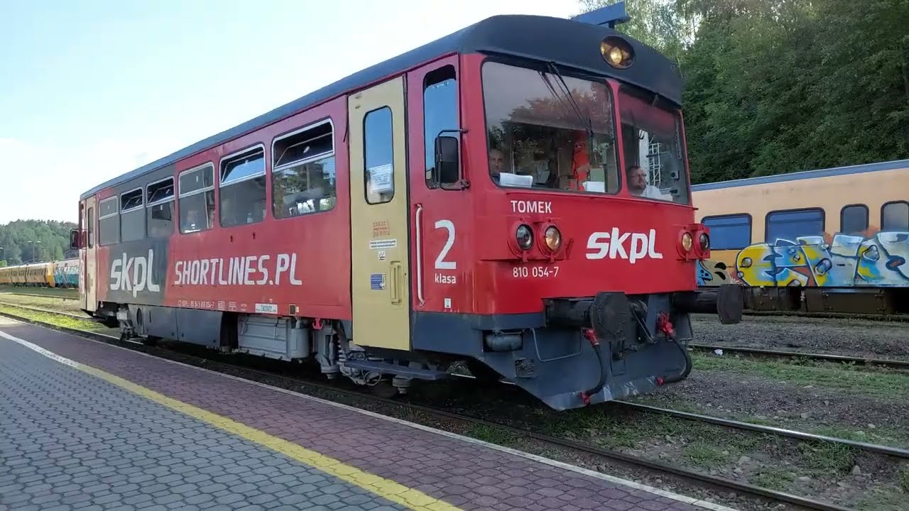 Stacja Zagórz SKPL pociągi na stacji Zagórz składanka kolejowa lipiec 2022