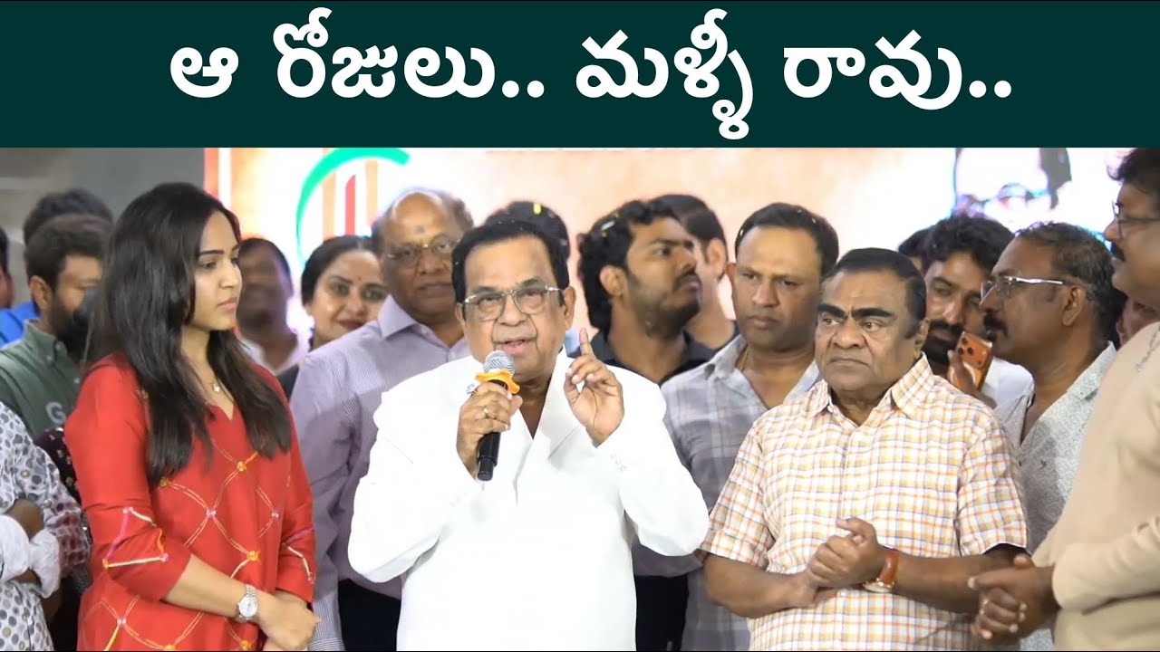 నన్ను బ్రతికిస్తుంది వాళ్ళే.. Brahmanandam Heart Touching Speech @ 70th Birthday | FilmiBeat Telugu