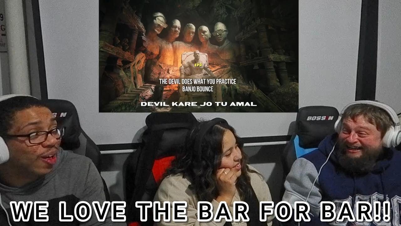 Моргание &mdash; и вы пропустите эти куплеты!! Raftaar & EPR IYER - Banjo Bounce [Реакция]