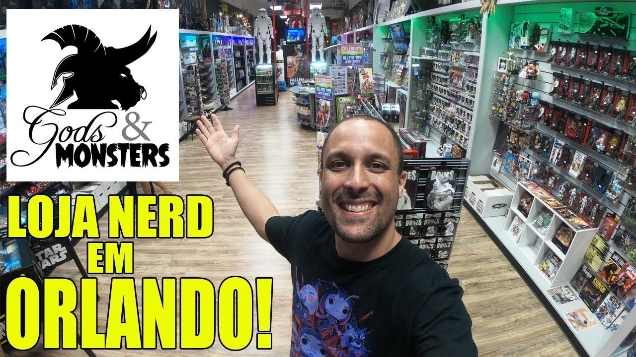 GODS AND MONSTERS Orlando - loja de quadrinhos e action figures para o público nerd / Toys e Travels